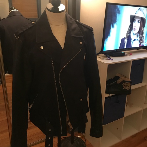 Black Friday Sale!! Sandro Bikers Jacket. - Picture 4 of 8
